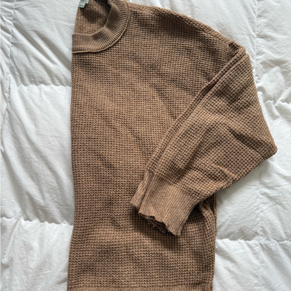 Aerie Tan Crewneck Sweater